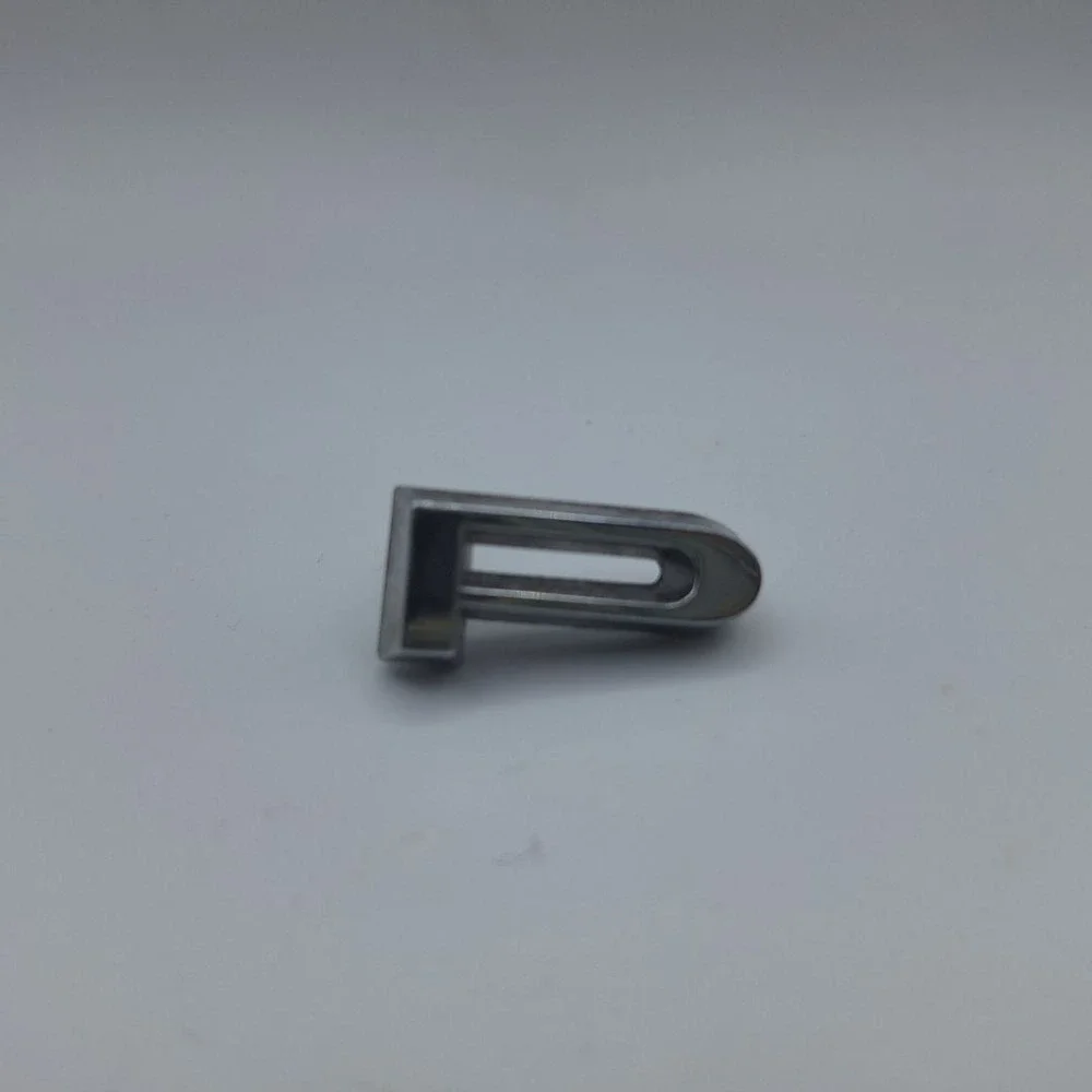 Metal Letter P Emblem 3B Vintage 60s‎ 70s Badge Silver Tone Car Emblem